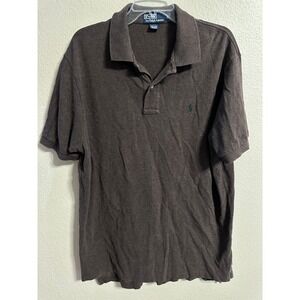 Polo by Ralph Lauren XL Brown Short Sleeve Classic Fit‎ Polo Shirt
